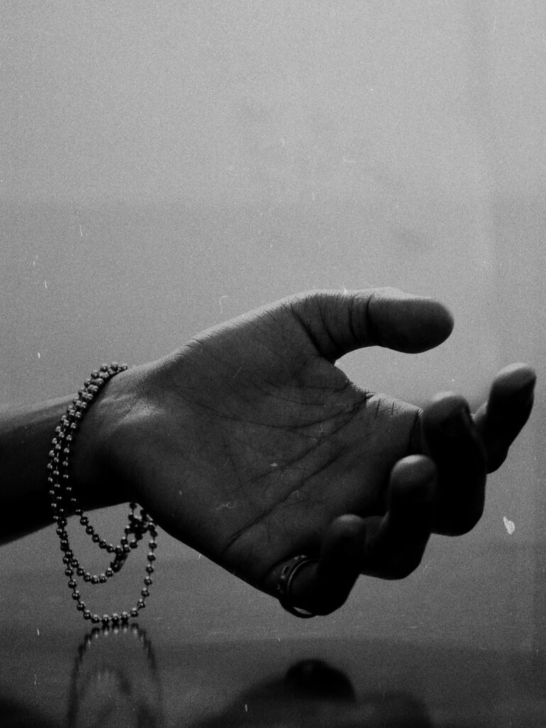 hand, sad, depression, alone, mood, monochrome, bracelet, palm